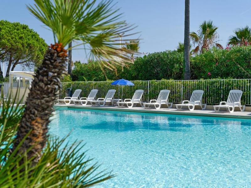 Port Frejus Cap Hermes Vue Mer Et Port Pieds Dans L'Eau Piscine Pkg Luaran gambar